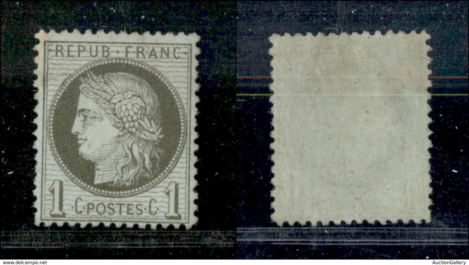 FRANCIA - 1871 - 1 Cent (45) - Nuovo Con Gomma - Other & Unclassified