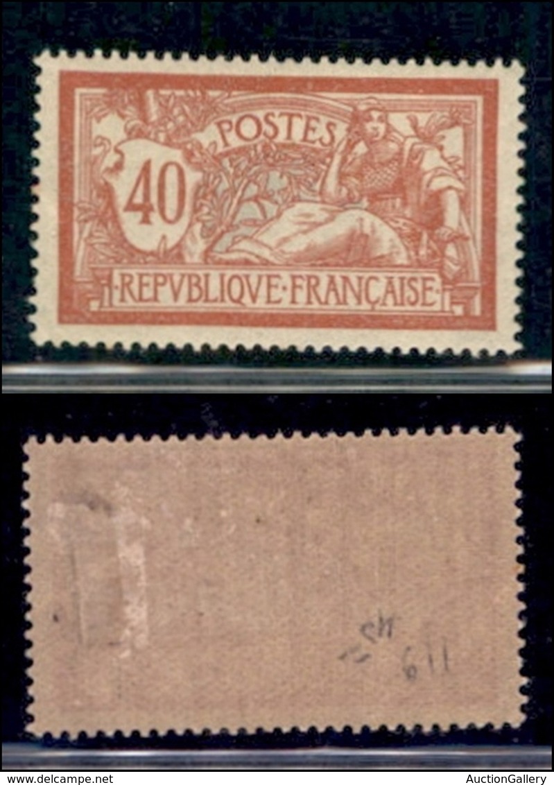 FRANCIA - 1900 - 40 Cent Merson (96x) - Gomma Originale (20) - Other & Unclassified