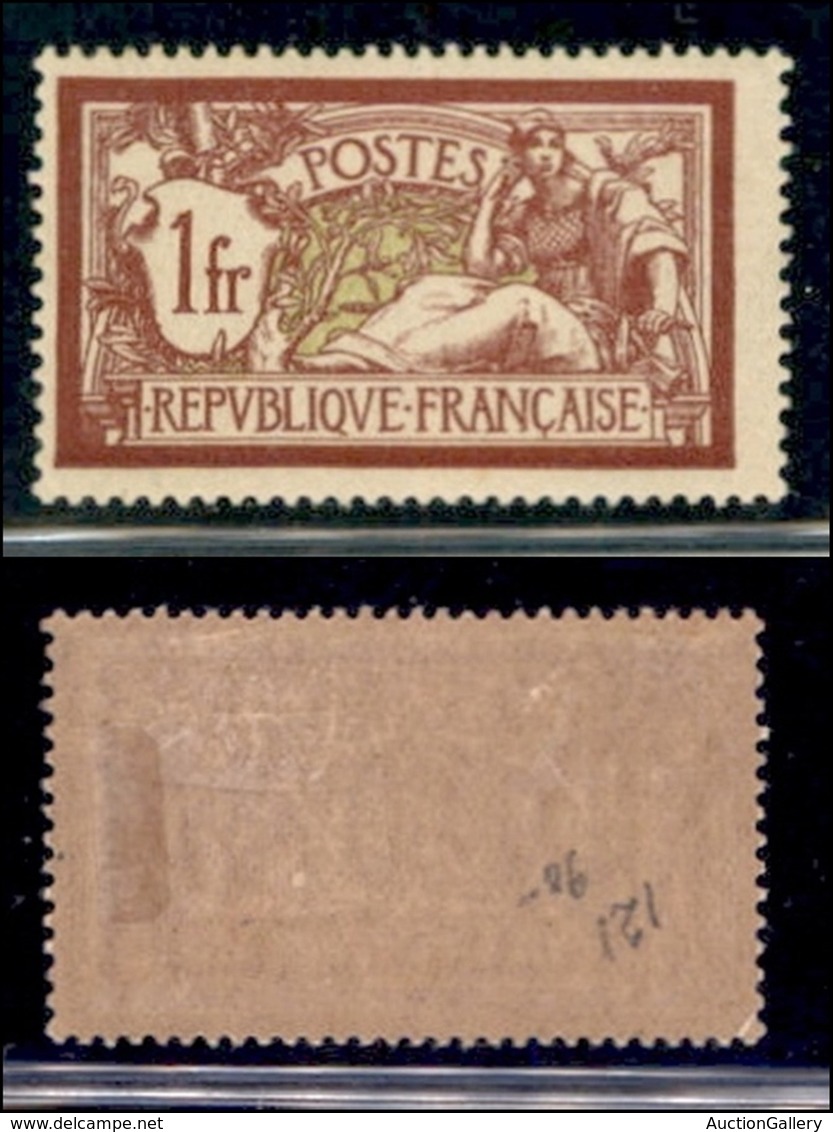 FRANCIA - 1900 - 1 Franco Merson (98x) - Gomma Originale (35) - Other & Unclassified