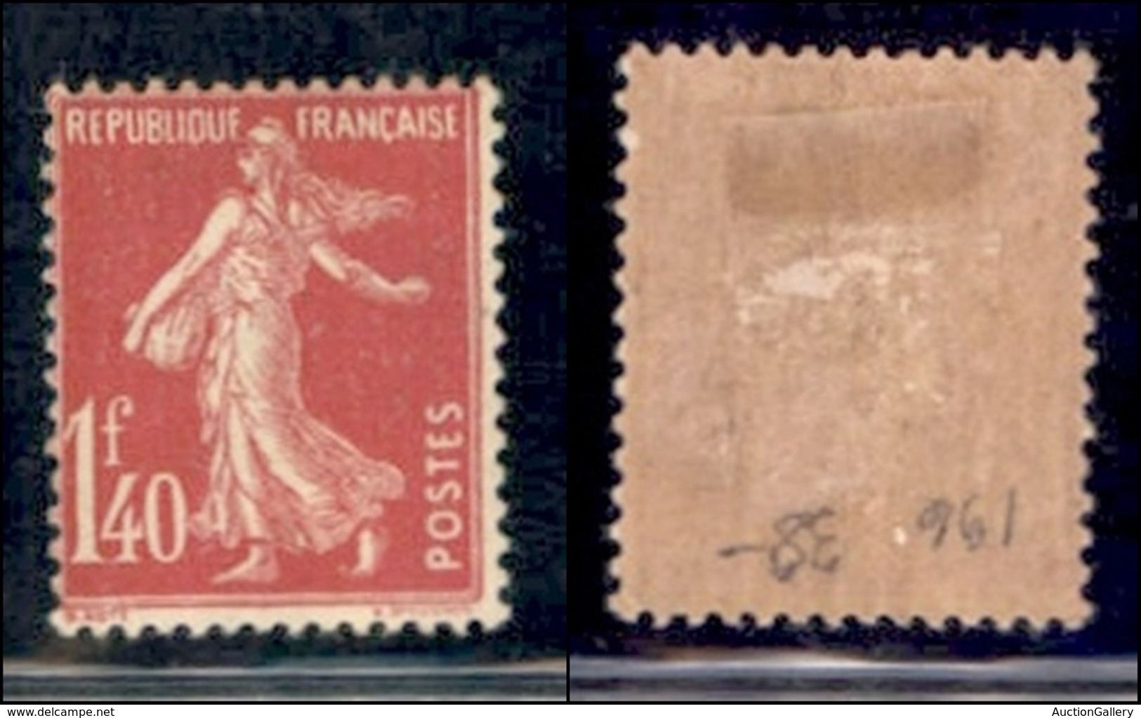 FRANCIA - 1925 - 1,40 Franchi Seminatrice (191) - Gomma Originale - Autres & Non Classés