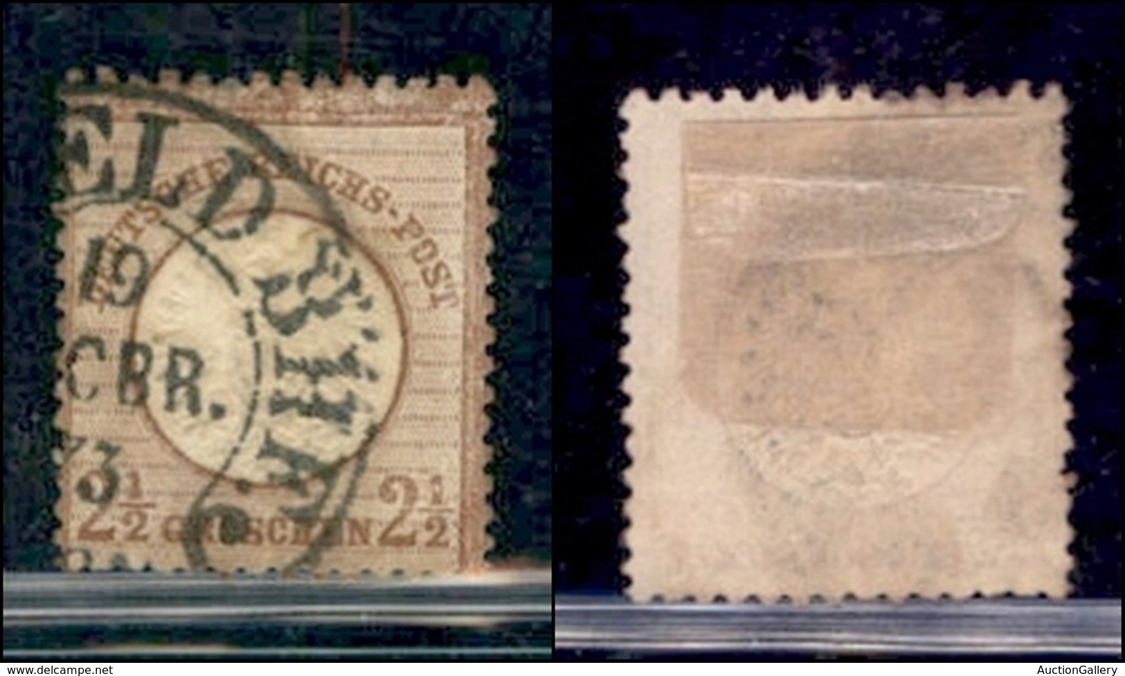 GERMANIA - 1872 - 2 E 1/2 Roschen (21a) - Usato (100) - Altri & Non Classificati