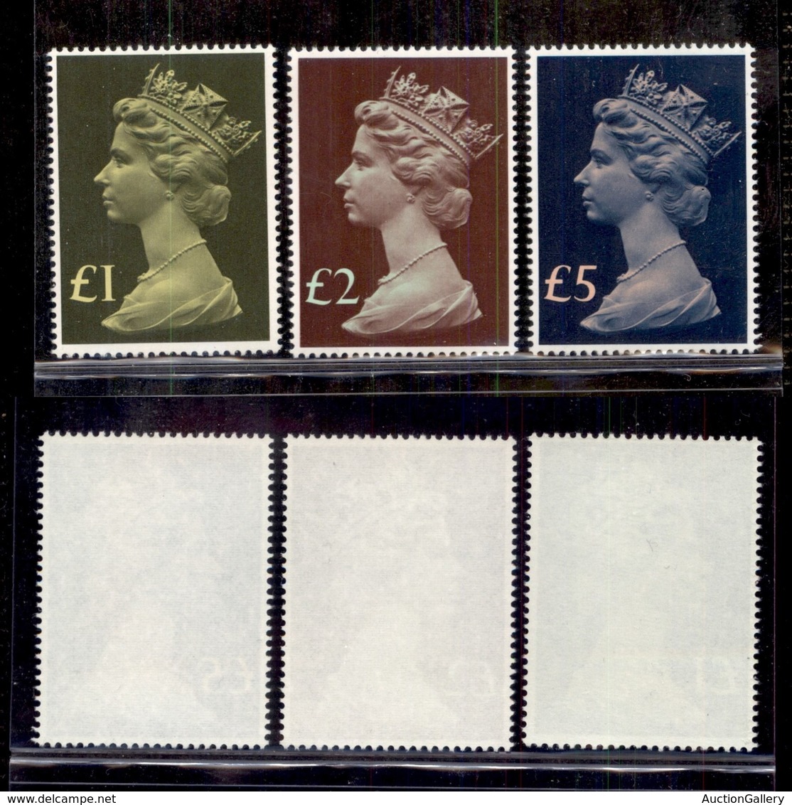 GRAN BRETAGNA - 1977 - Elisabetta II Machin (732/734) - Serie Completa - Gomma Integra (35) - Other & Unclassified