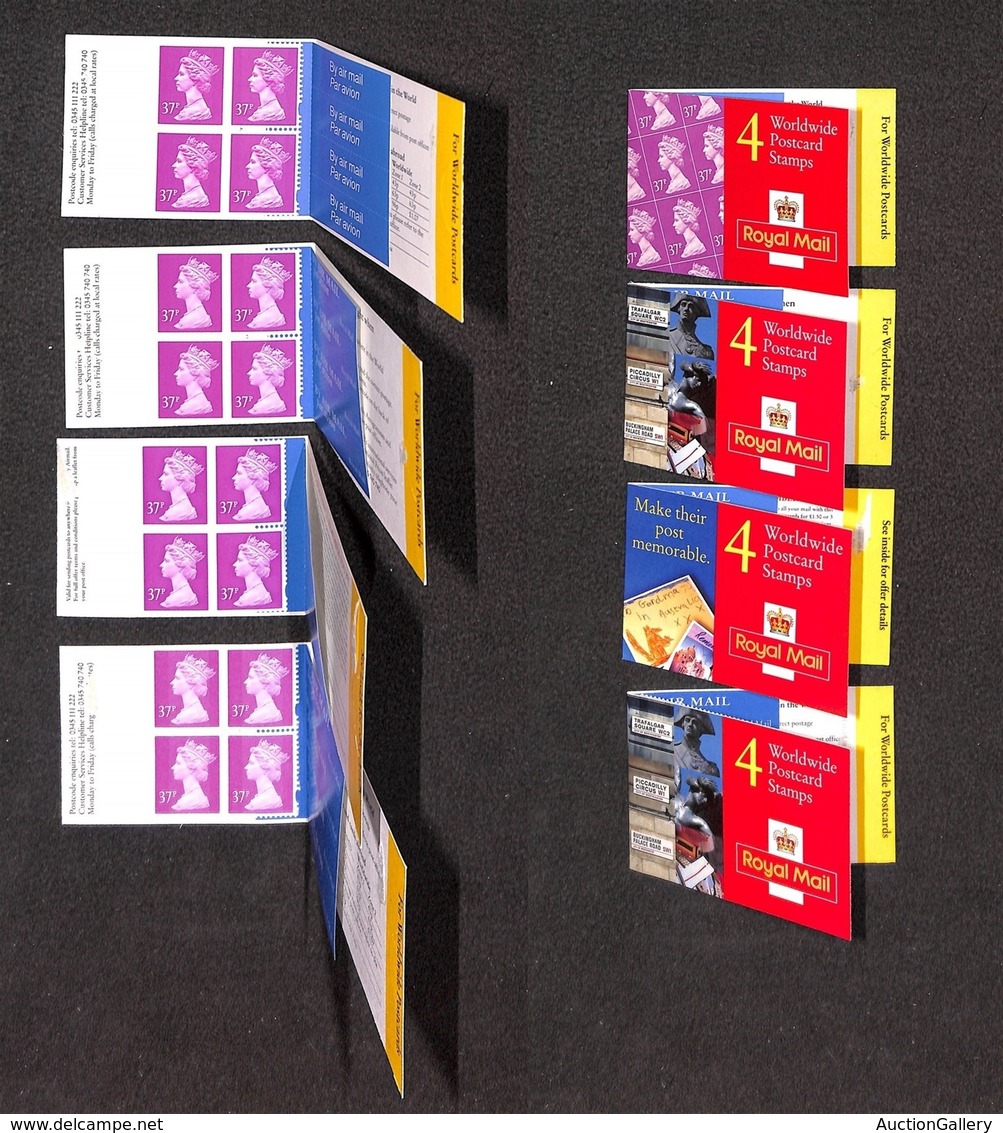 GRAN BRETAGNA - 1997/1998 - Folded Booklets 4 X 37p (GL 2+3+3a+4) - 4 Libretti - Nuovi - Other & Unclassified