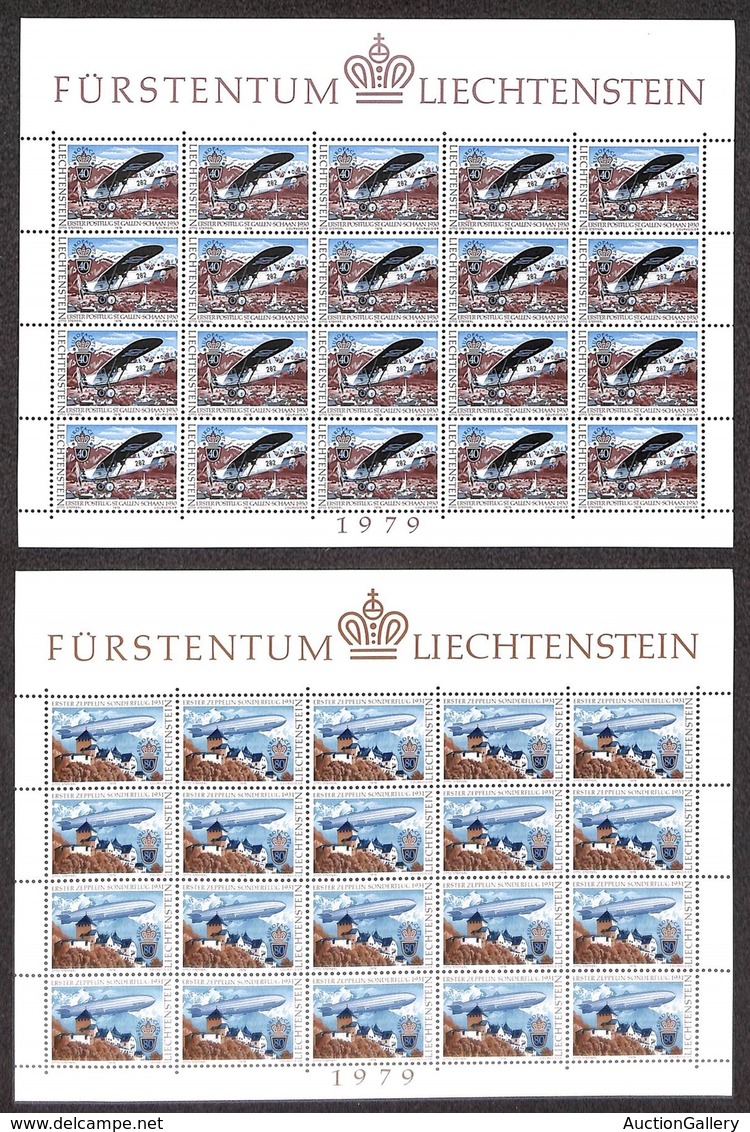 LIECHTENSTEIN - 1979 - Europa (723/724) - Serie Completa In Minifogli - Gomma Integra - Other & Unclassified