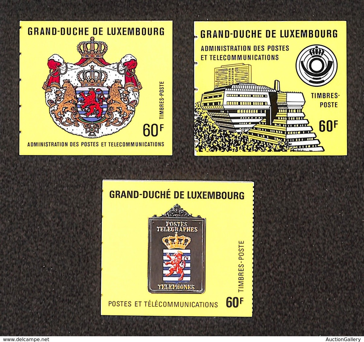 LUSSEMBURGO - 1986/1991 - 3 Libretti Del Periodo (MH 1/3) - Nuovi (27) - Other & Unclassified