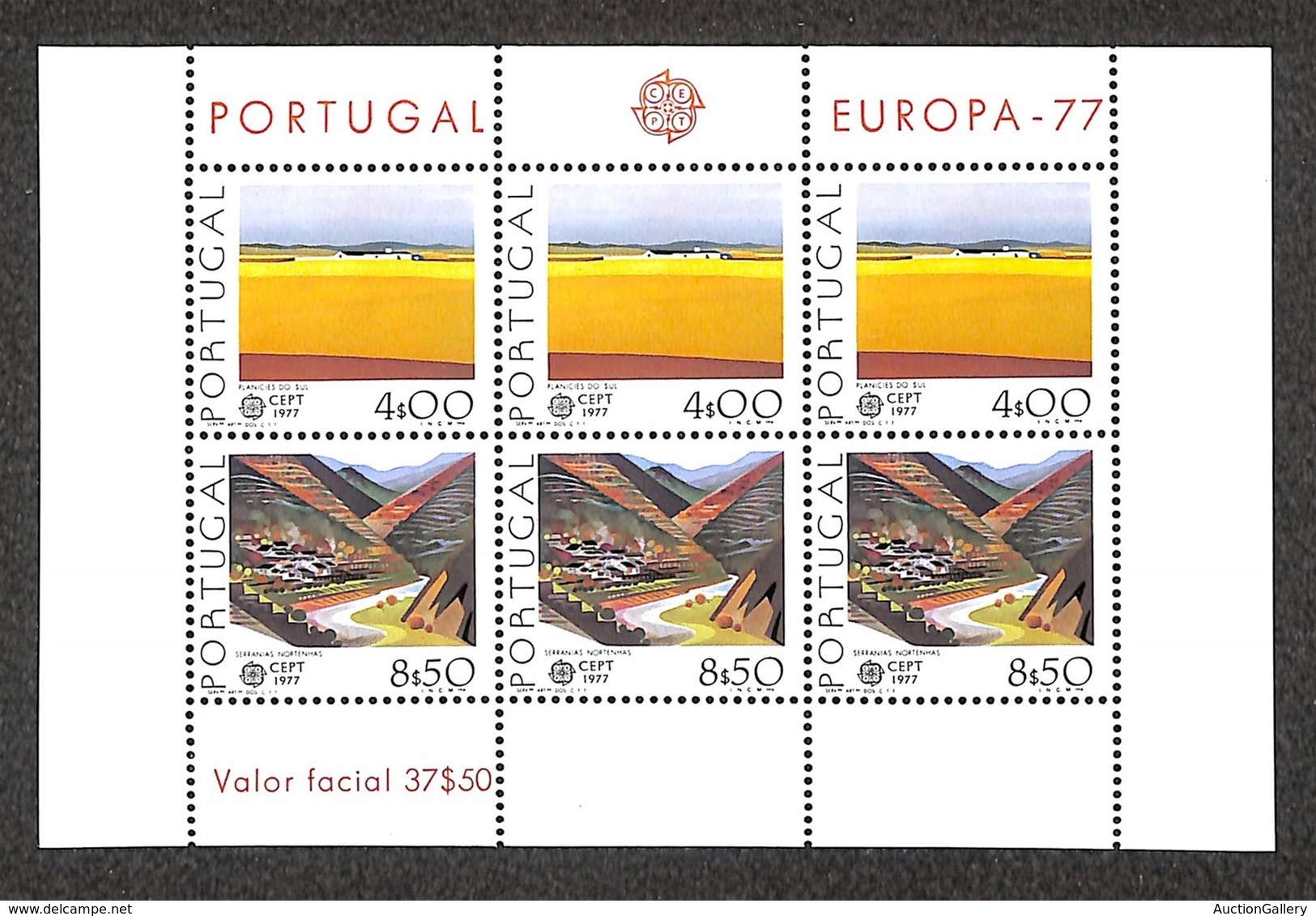 PORTOGALLO - 1977 - Foglietto Europa CEPT (Block 20) - Gomma Integra - Otros & Sin Clasificación