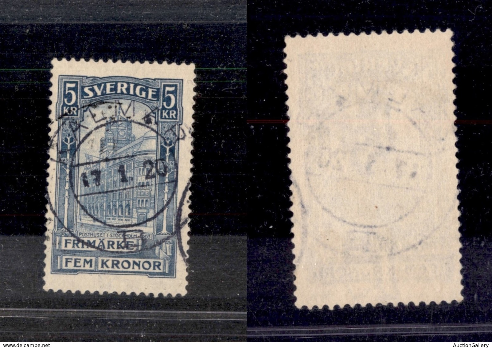 SVEZIA - SVEZIA - 1903 – Palazzo Delle Poste Stoccolma (unif.54) – Usato (30) - Other & Unclassified