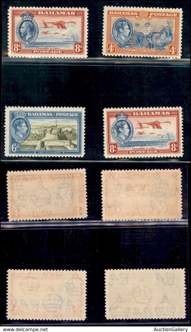 BAHAMAS - 1935/1938 - Giorgio V + Giorgio VI (99 + 113/115) - 4 Valori - Gomma Integra - Other & Unclassified