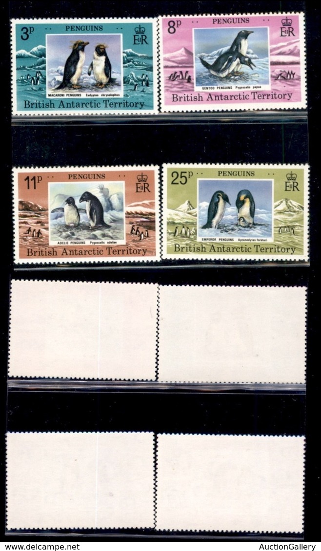 BRITISH ANTARCTIC TERRITORY - 1979 - Pinguini (74/77) - Serie Completa - Gomma Integra (30) - Other & Unclassified