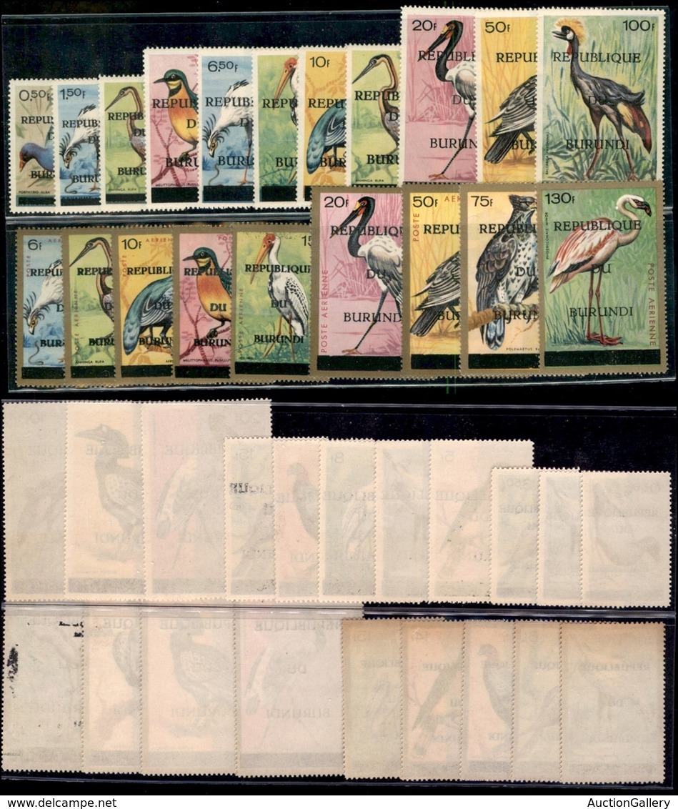 BURUNDI - 1967 - Uccelli Soprastampati (271/290) - Serie Completa - Gomma Integra (80) - Altri & Non Classificati