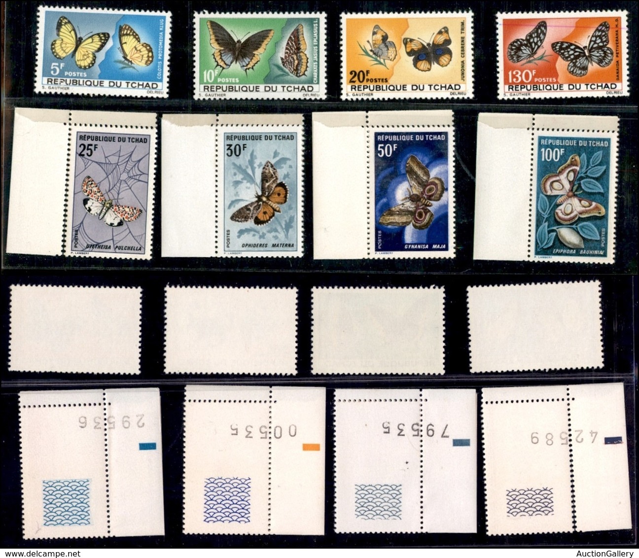 CIAD - 1967/1968 - Farfalle (174/177 + 07/210) - 2 Serie Complete - Gomma Integra (60+) - Altri & Non Classificati