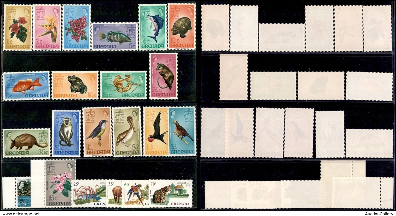 GRENADA - 1968/1973 - Flora E Fauna - 2 Serie Complete Più 2 Valori - Gomma Integra (75) - Sonstige & Ohne Zuordnung