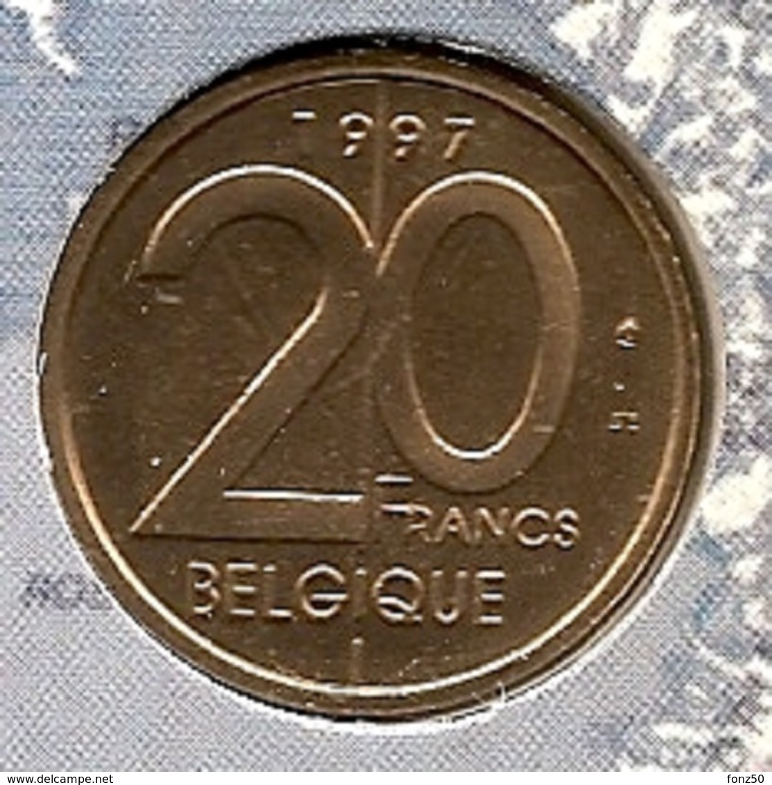 20 Frank 1997 Frans * F D C Uit Muntenset * - 20 Francs