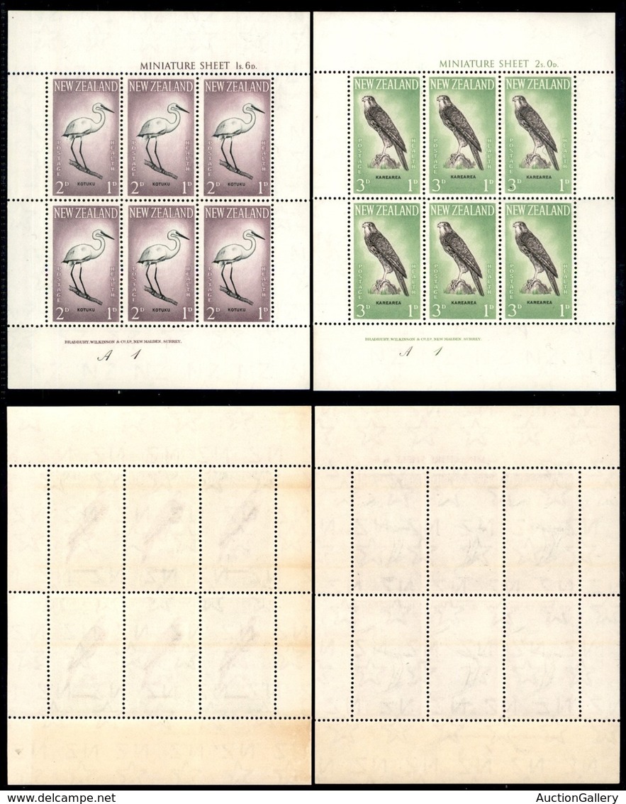 NUOVA ZELANDA - 1961 - Uccelli (416/417) - Serie Completa In Minifogli - Gomma Integra (35) - Other & Unclassified