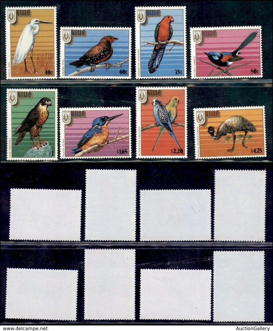 NIUE - 1986 -Uccelli (673/680) - Serie Completa - Gomma Integra (42) - Altri & Non Classificati