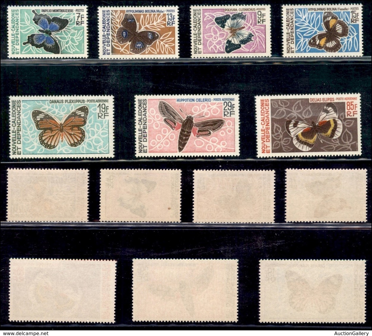 NUOVA CALEDONIA - 1967 - Farfalle (438/444) - Serie Completa - Gomma Integra (75) - Autres & Non Classés