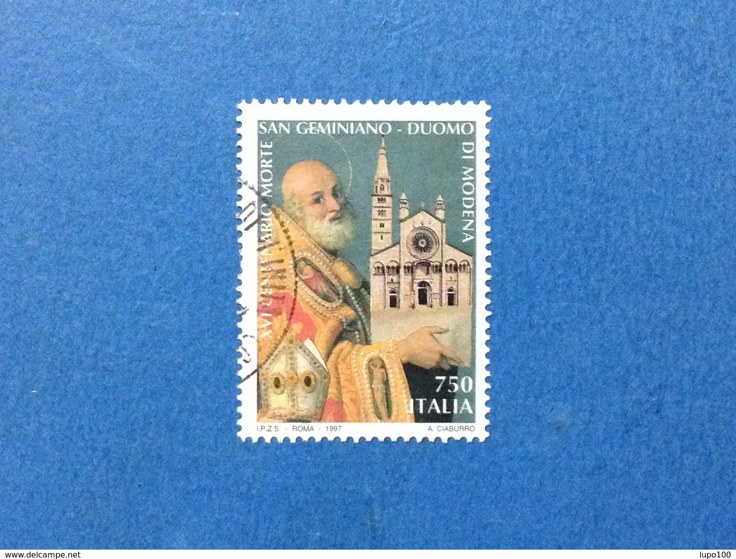 1997 ITALIA FRANCOBOLLO USATO STAMP USED DUOMO DI MODENA - 1991-00: Usati