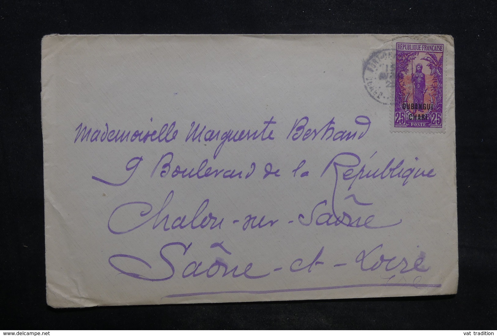 OUBANGUI - Enveloppe De Fort Crampel Pour La France En 1925,  Affranchissement Plaisant - L 34488 - Briefe U. Dokumente