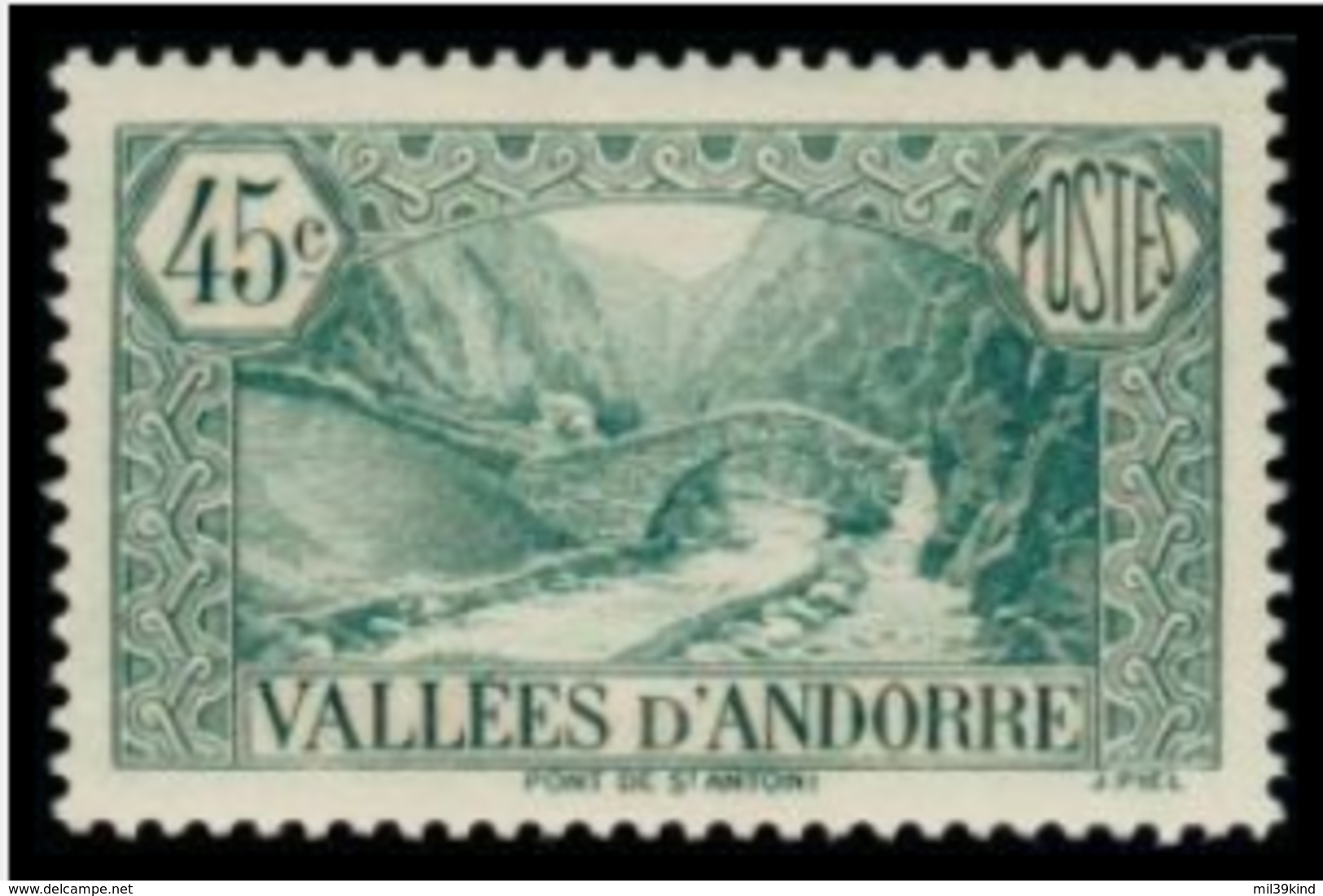 TIMBRE ANDORRE.FR - 1937 - NR 63 - NEUF - Unused Stamps