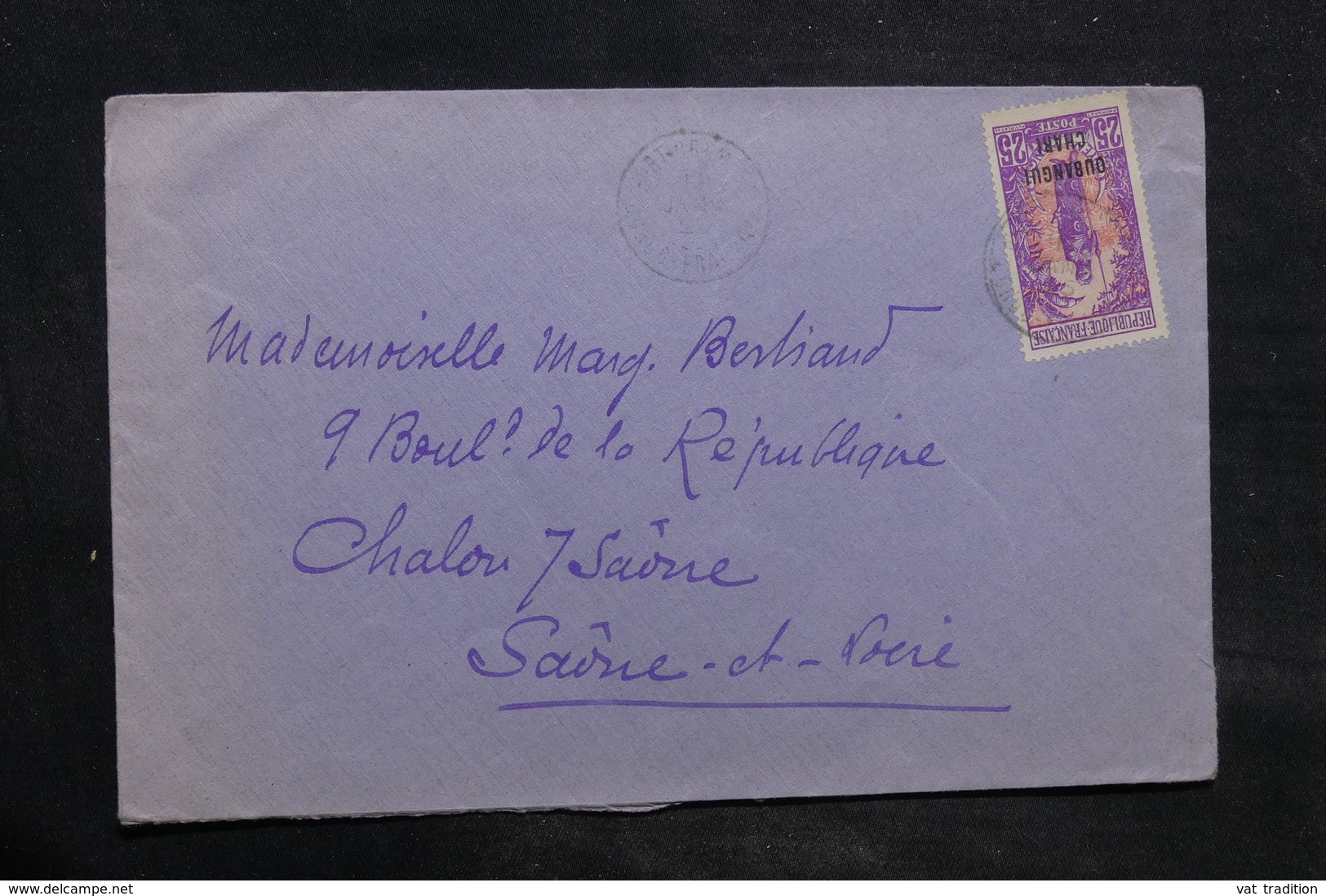 OUBANGUI - Enveloppe De Fort Crampel Pour La France En 1925,  Affranchissement Plaisant - L 34489 - Storia Postale