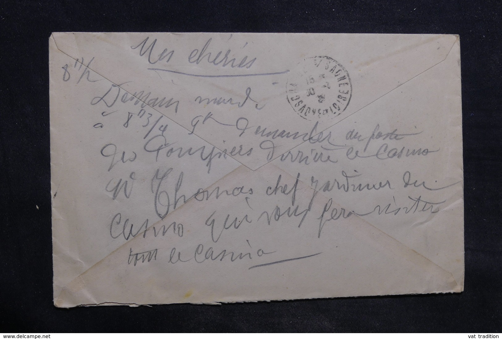 OUBANGUI - Enveloppe Pour La France,  Affranchissement Plaisant - L 34491 - Storia Postale