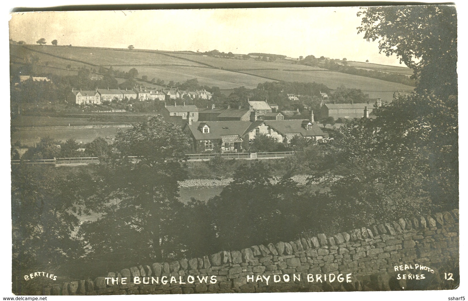 HAYDON BRIDGE The Bungalows Betties Real Photo Series No 12 C. 1910 - Altri & Non Classificati