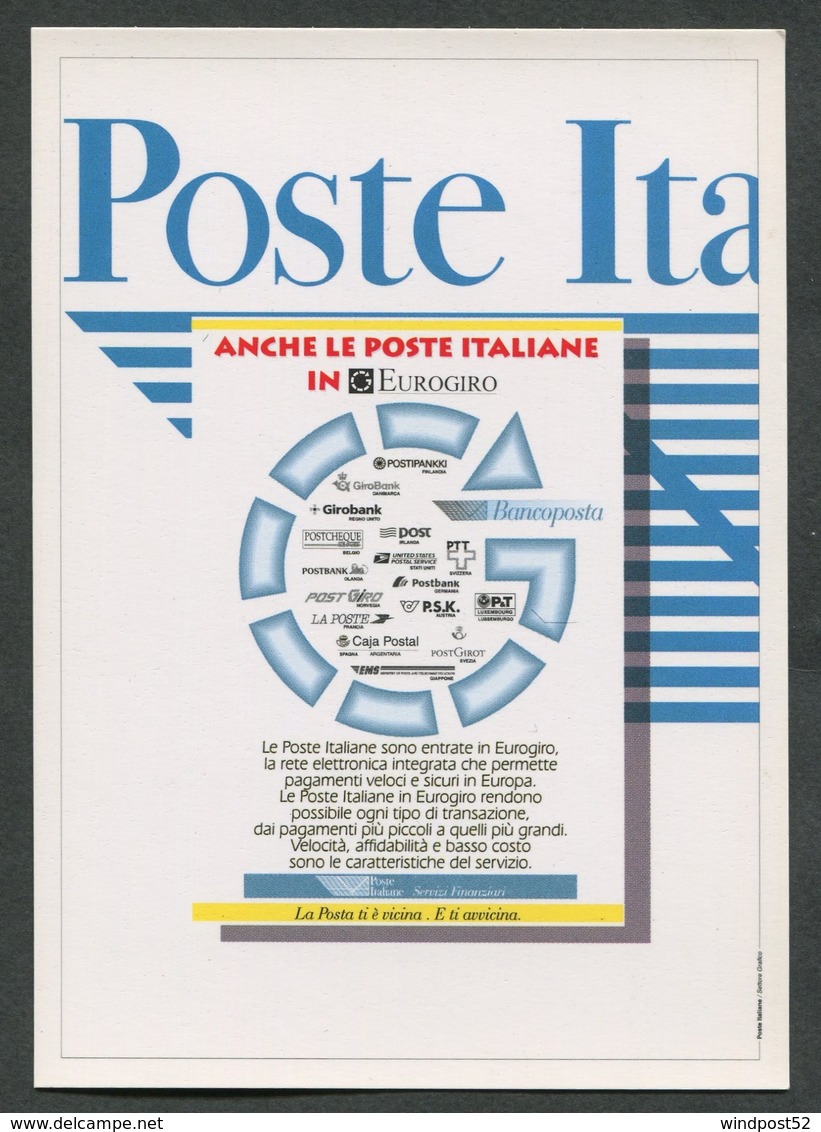 ITALIA CARTOLINA POSTE ITALIANE - 163 - Poste & Postini