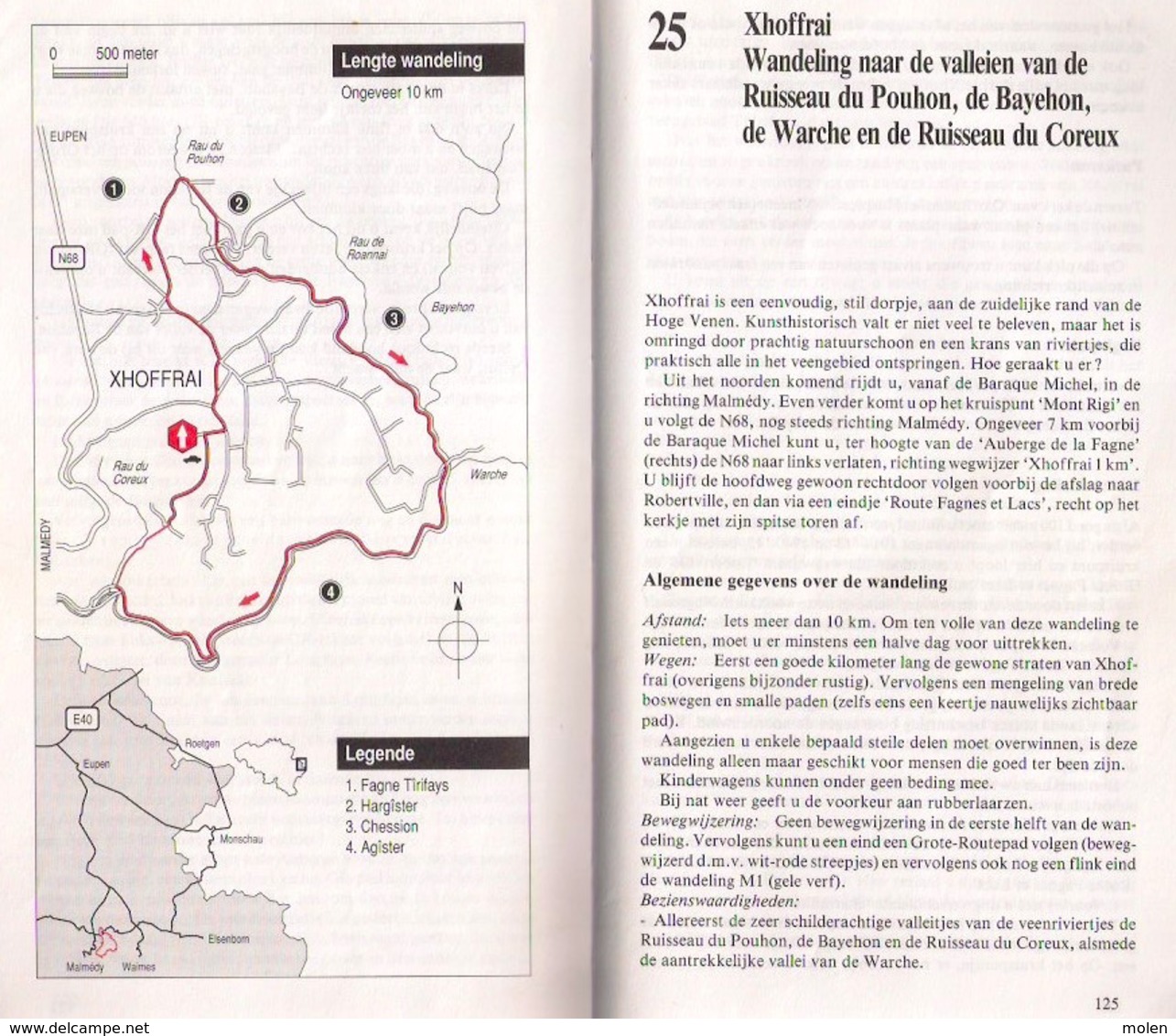 WANDELEN DOOR DE HOGE VENEN Lannoo 25 WANDELINGEN DOOR VEEN EN WOUD Ook SKIËN EN LANGLAUFEN Botrange Baraque Michel Z370 - Andere & Zonder Classificatie