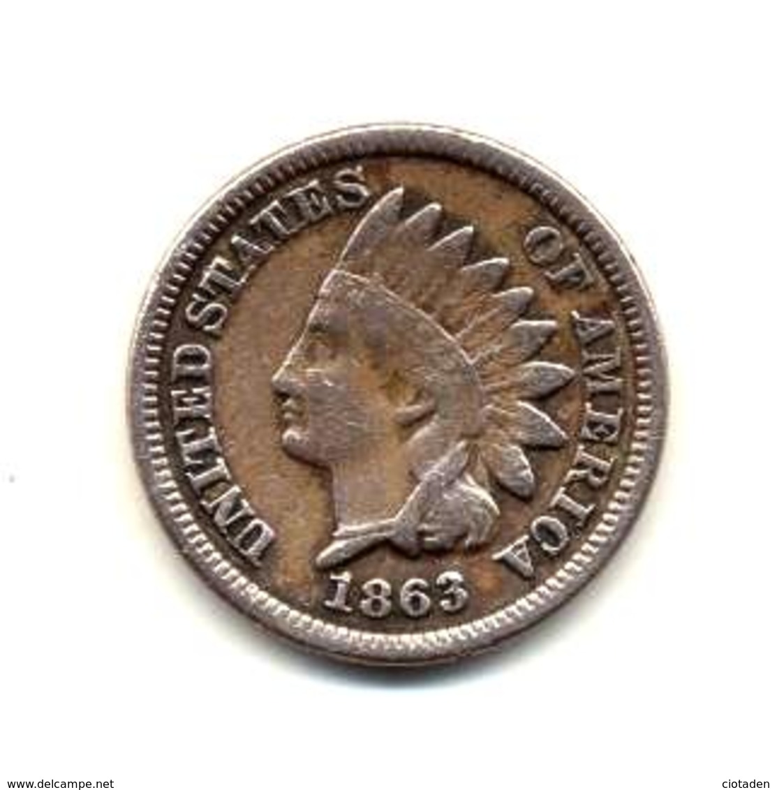 Etats Unis - 1 Cent Indian Head - 1863 - Collezioni