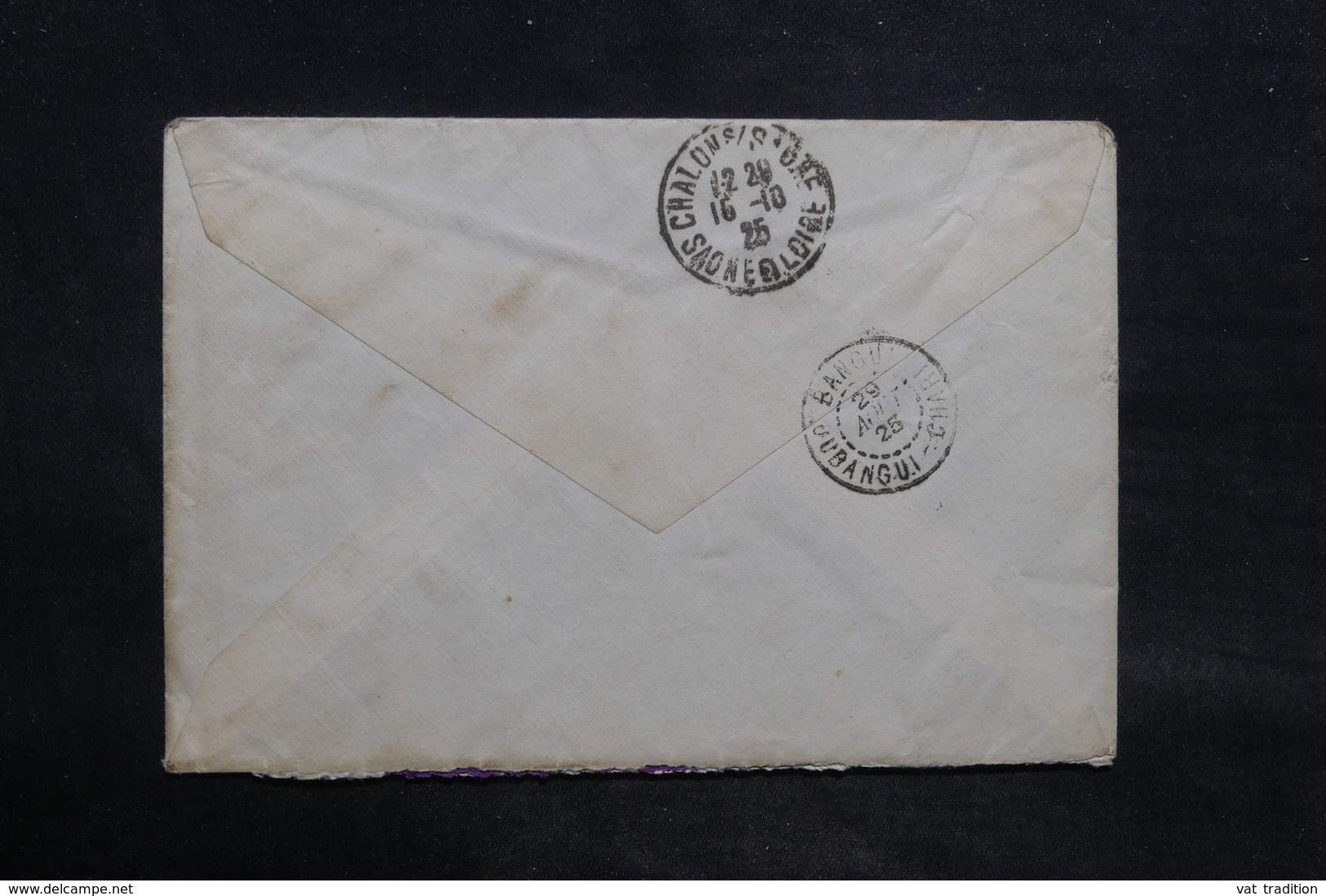 OUBANGUI - Enveloppe De Fort Crampel Pour La France En 1925,  Affranchissement Plaisant - L 34505 - Storia Postale