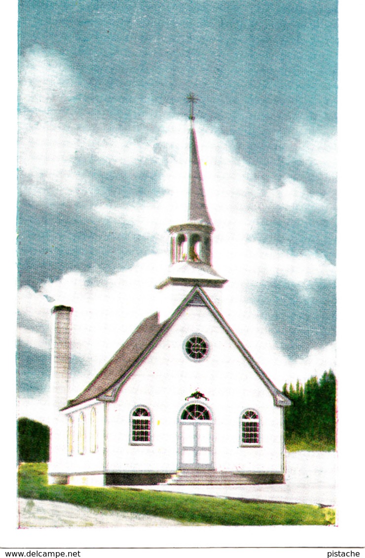 Chapelle Notre-Dame Assomption - Lac Jacques-Cartier Laurentides Québec Canada - Church Chapel Religion - 2 Scans - Autres & Non Classés