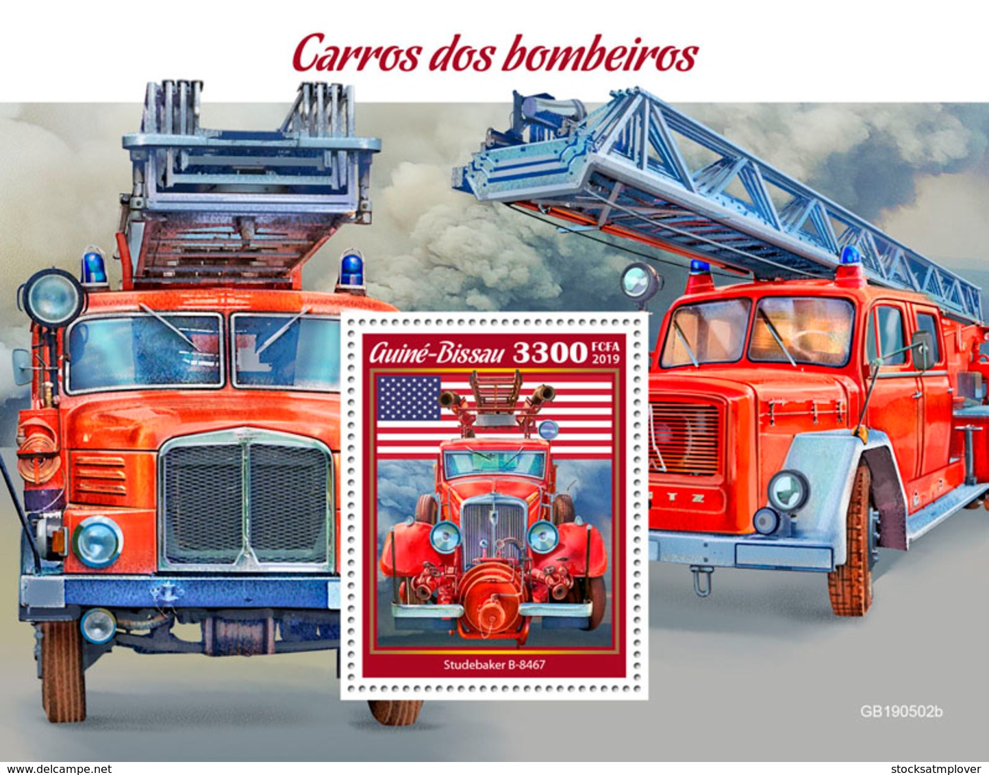 Guinea Bissau  2019  Fire Engines , Fire Trucks   S201905 - Guinea-Bissau