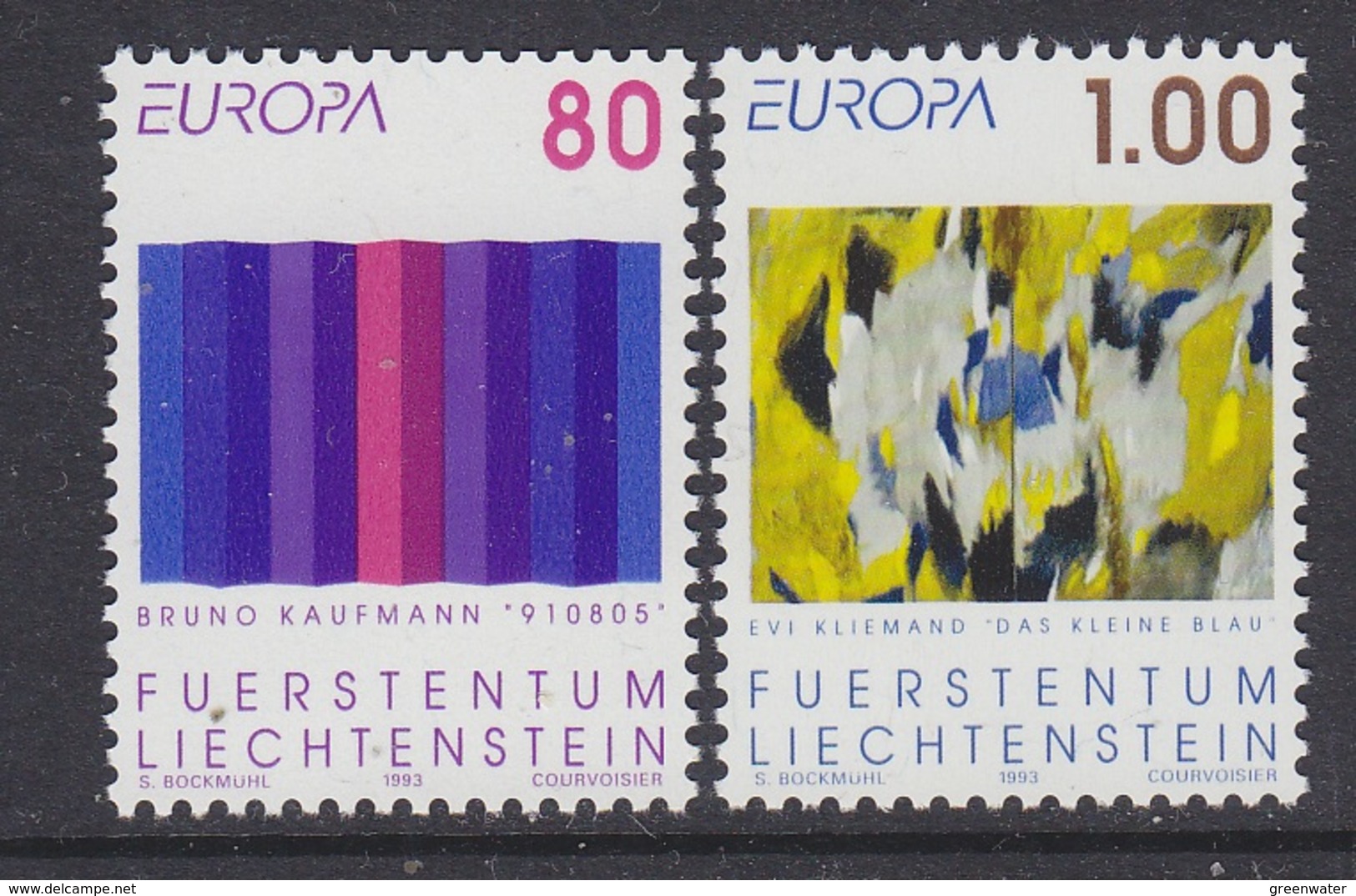 Europa Cept 1993 Liechtenstein 2v  ** Mnh  (43458) - 1993