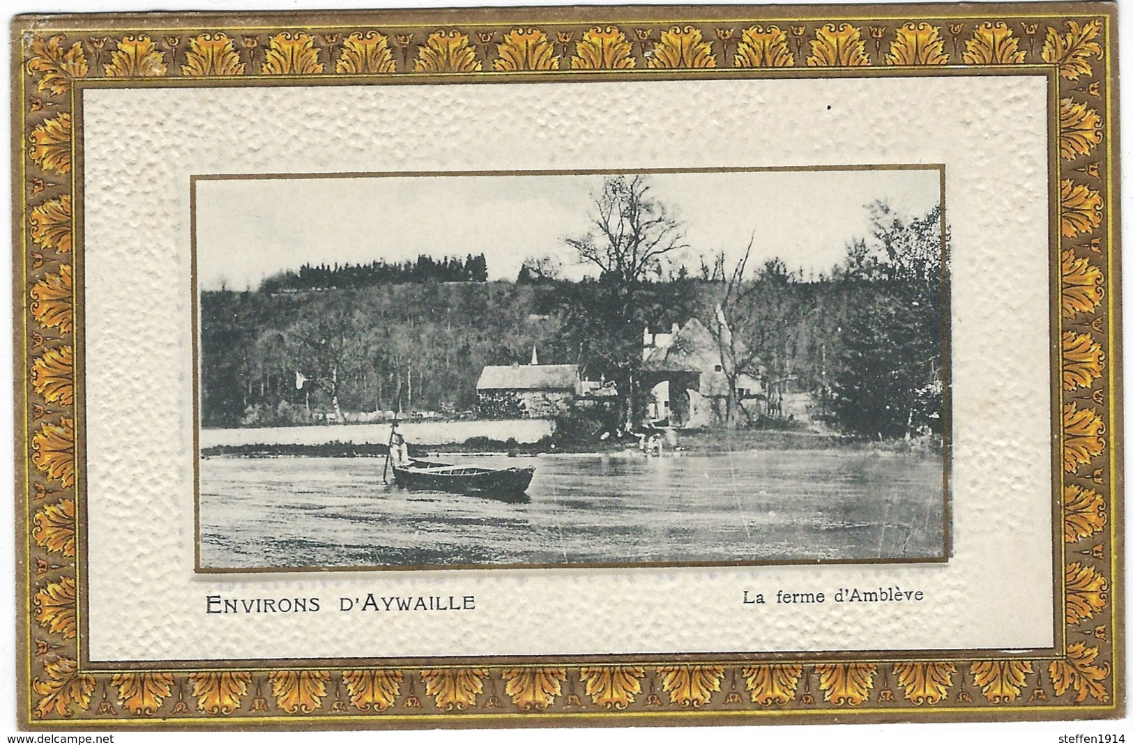 CPA - Environs D`Aywaille - La Ferme D'Ambleve  - Allemande Feldpost  1915 - Aywaille