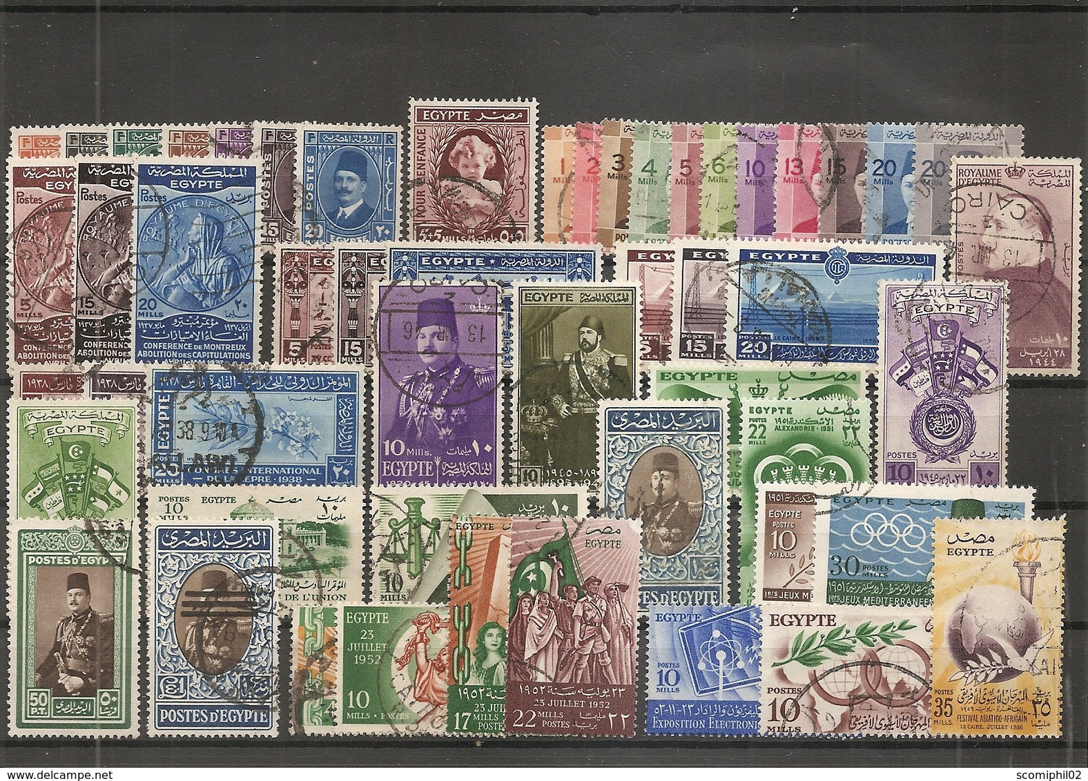 Egypte ( Lot De Timbres Divers Différents Oblitérés) - Altri & Non Classificati