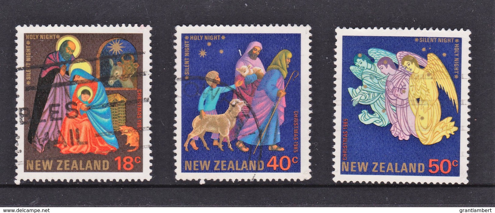 New Zealand 1985 Christmas Set Of 3 Used - - - Used Stamps