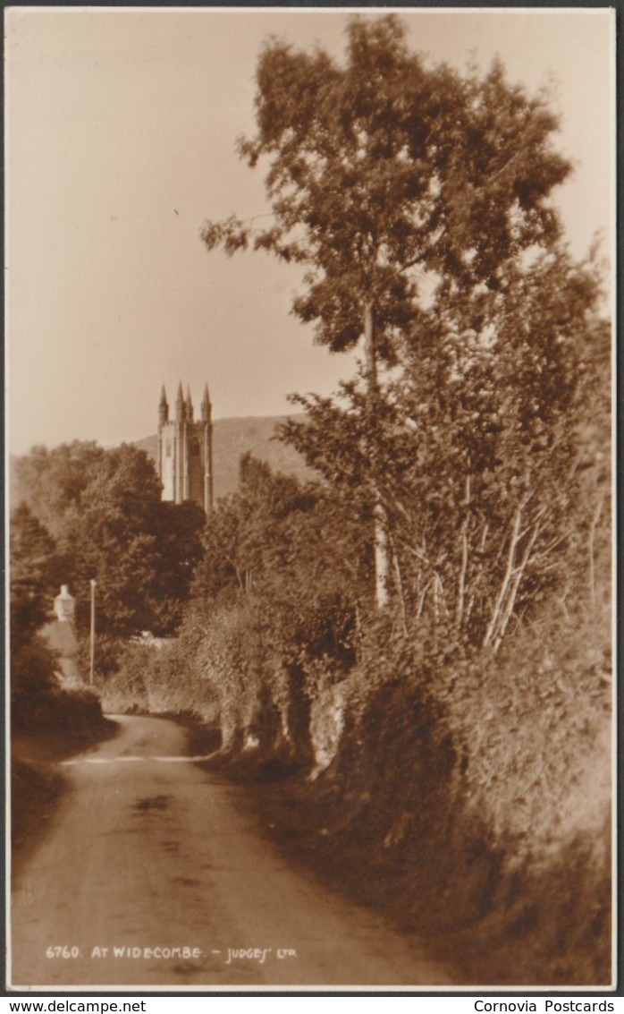 At Widecombe, Devon, 1938 - Judges RP Postcard - Dartmoor