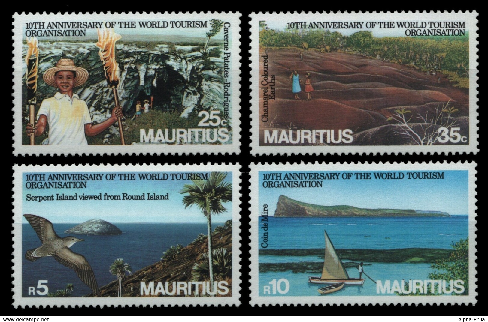 Mauritius 1985 - Mi-Nr. 613-616 ** - MNH - Welt-Tourismus - Mauritius (1968-...)