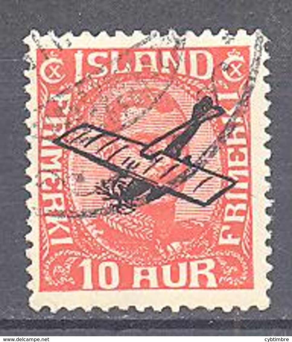 Islande: Yvert N° A 1°; Cote 7.50€ - Luchtpost