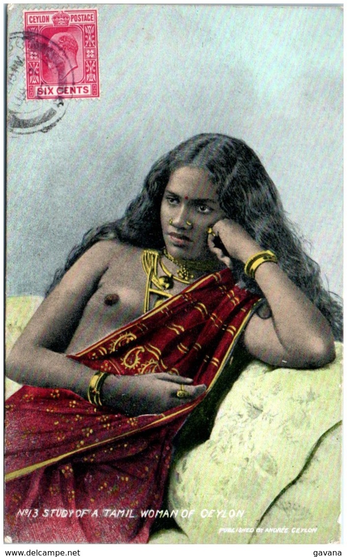 Study Of A Tamil Woman Of CEYLON - Sri Lanka (Ceylon)