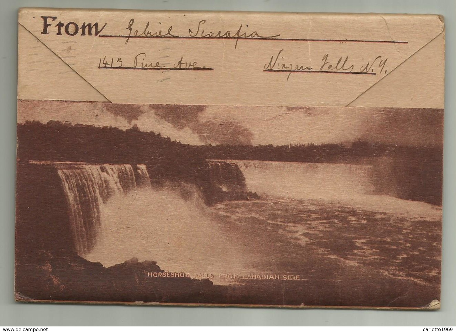 NIAGARA FALLS  SOUVENIR FOLDER 22 PICTURESQUE VIEWS IN COLOR 1915  FG - Cataratas Del Niágara