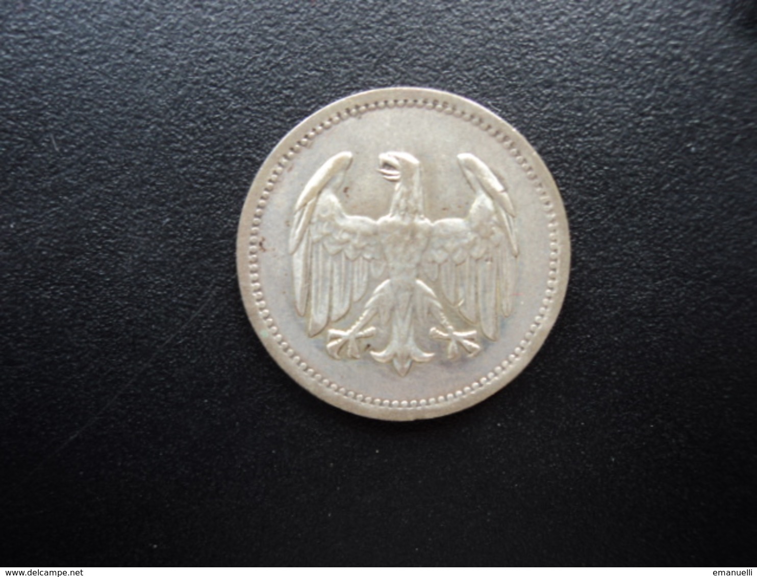 ALLEMAGNE : 1 MARK   1924 A    KM 42 *     TTB+ - 1 Mark & 1 Reichsmark