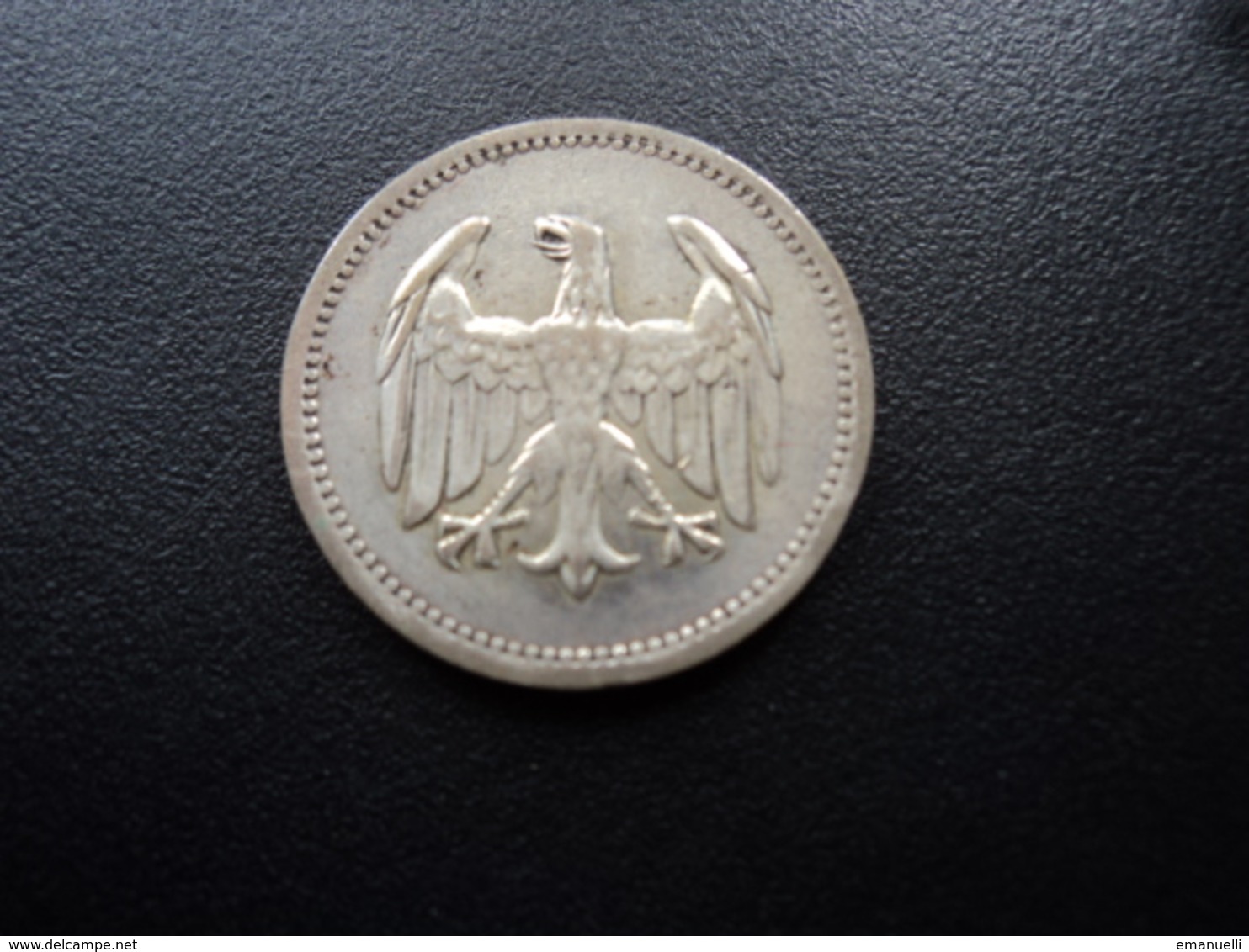 ALLEMAGNE : 1 MARK   1924 A    KM 42 *     TTB+ - 1 Mark & 1 Reichsmark