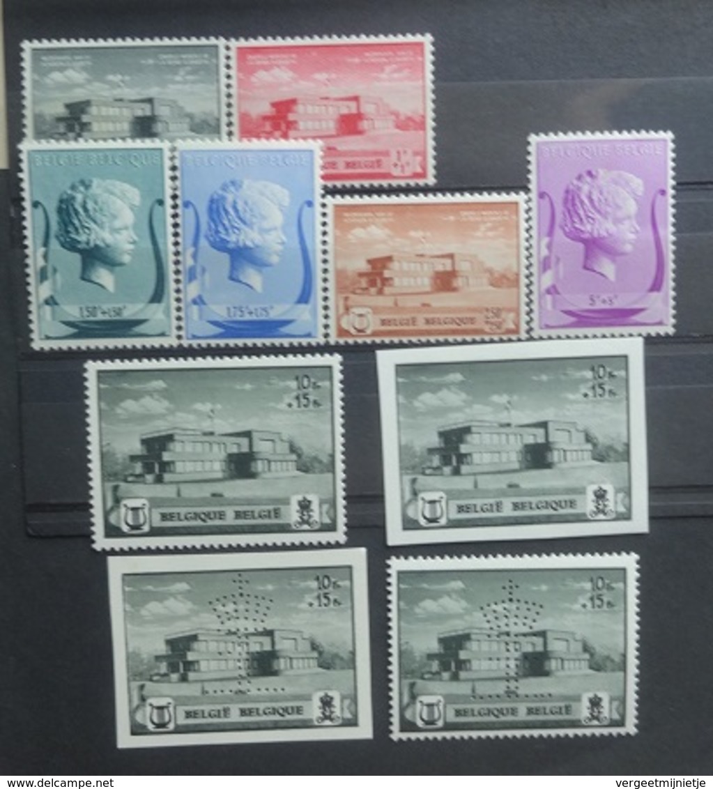 BELGIE  1940     Nr. 532 - 537  /  537 A - 537 B  + Privé       Postfris **      CW  75,00 - Neufs