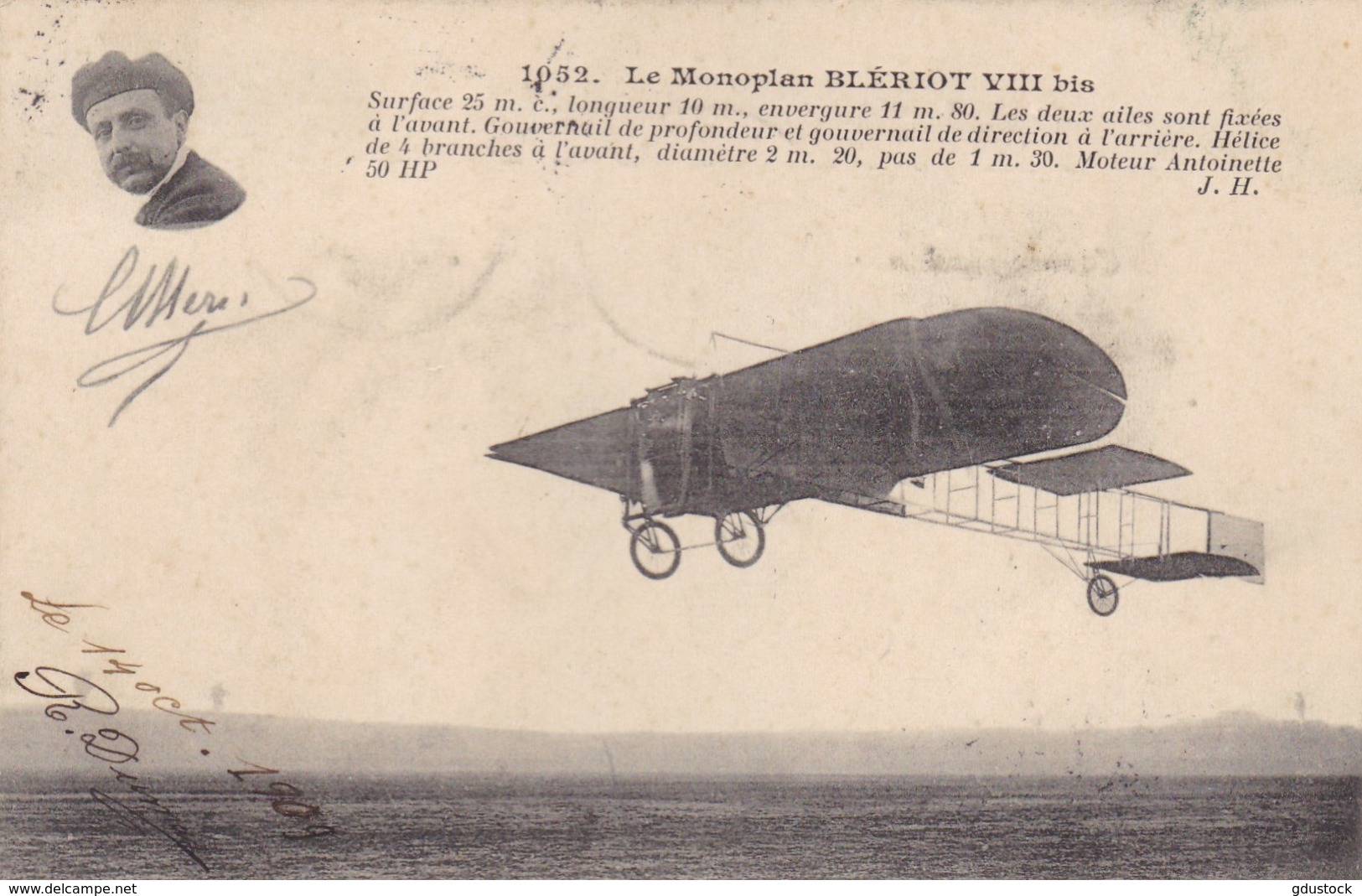 Le Monoplan Blériot VIII Bis - Autres & Non Classés