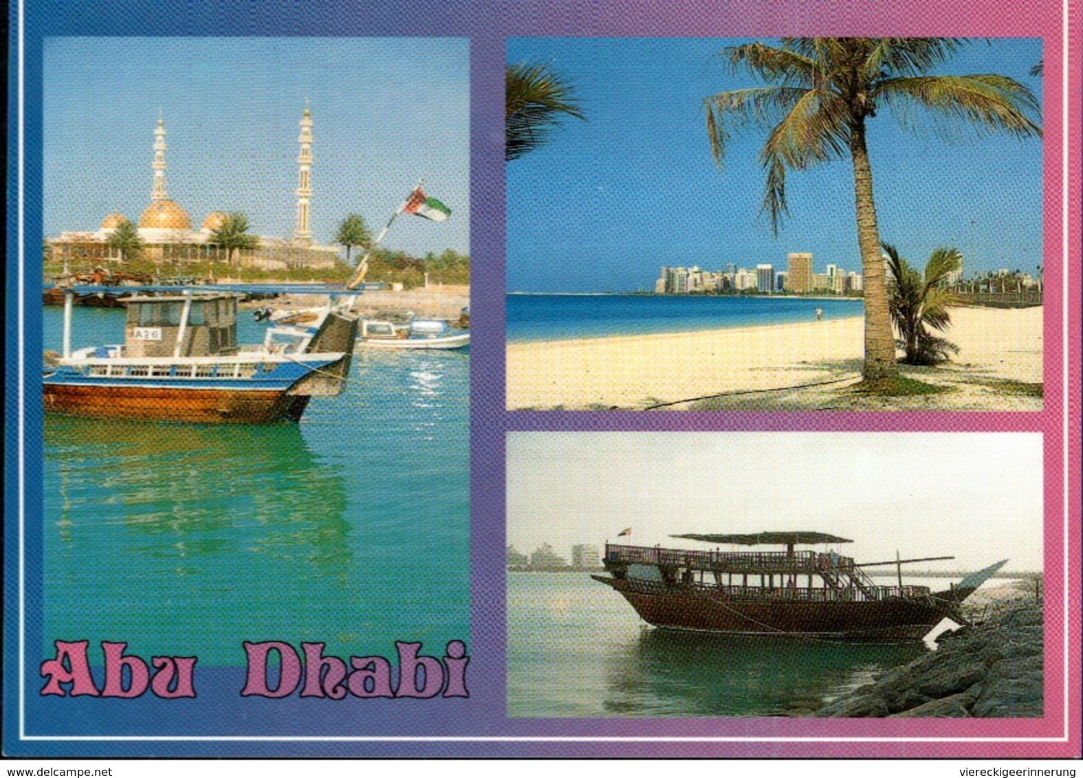 !  Lot Of 7 Modern Postcards Abu Dhabi, United Arab Emirates, UAE, Trucial States, Vereinigte Arabische Emirate - Emirats Arabes Unis