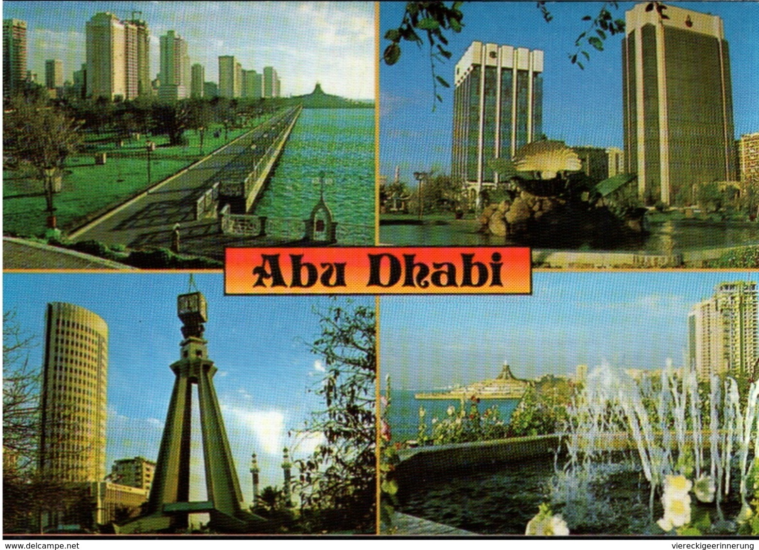 !  Lot of 7 modern postcards Abu Dhabi, United Arab Emirates, UAE, trucial states, Vereinigte Arabische Emirate