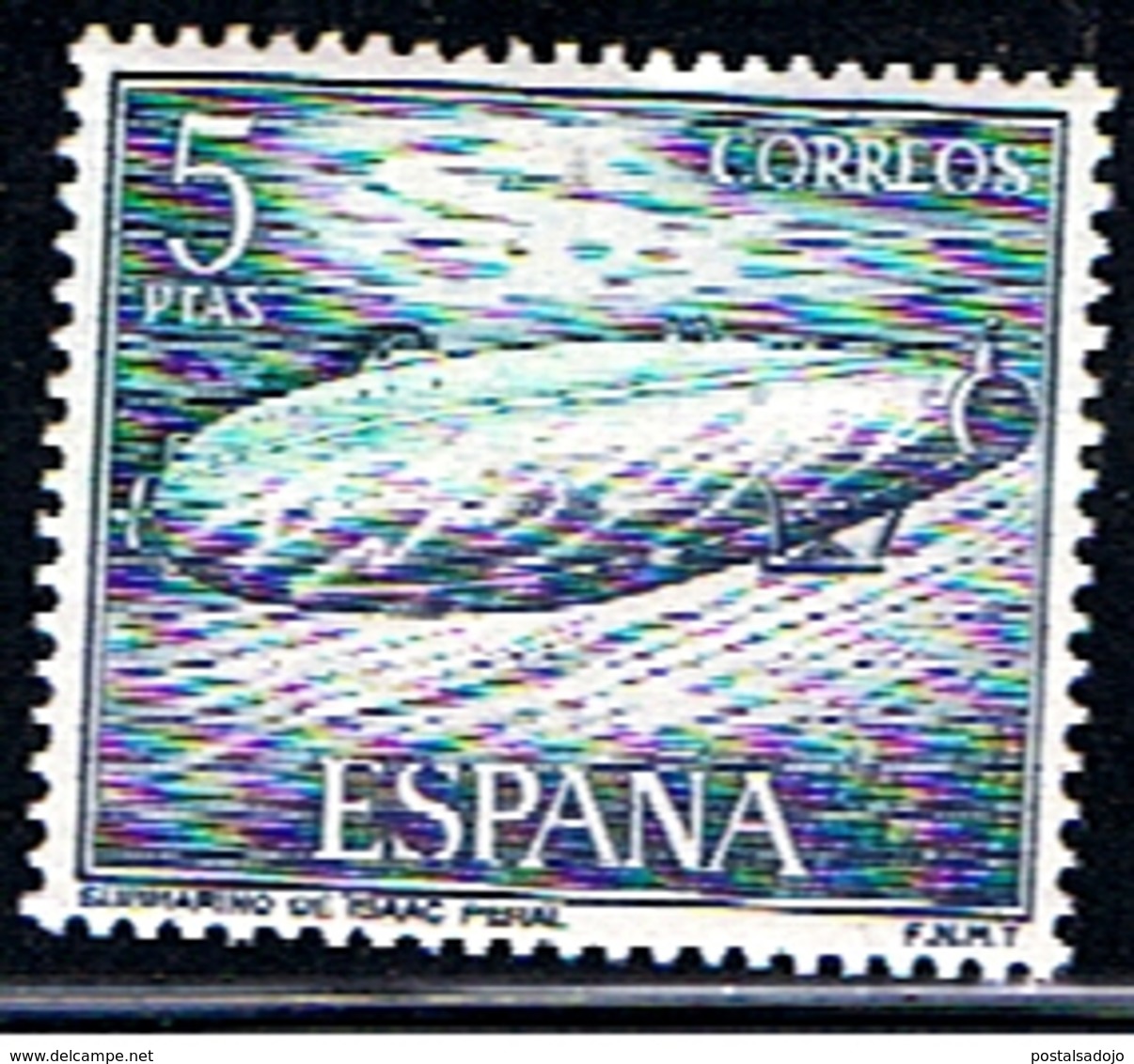 (3E 580) ESPAÑA // YVERT 1268 // EDIFIL 1610 // 1964   NEUF  .. Submarino De Isaac Peral - Nuevos