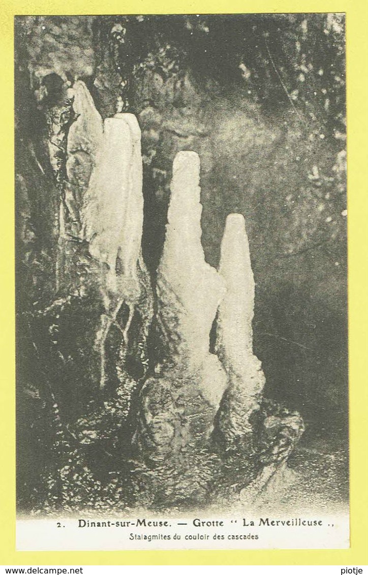 * Dinant Sur Meuse (Namur - La Wallonie) * (E. Desaix, Nr 2) Grotte La Merveilleuse, Stalagmites Du Couloir Cascades - Dinant