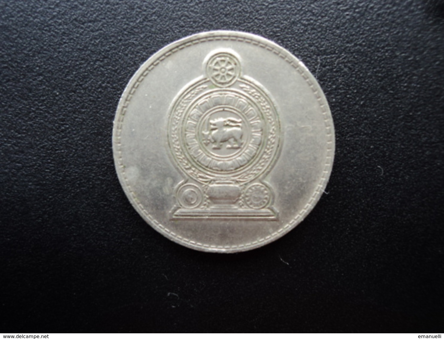 SRI LANKA : 1 RUPEE    1975     KM 136.1      SUP - Sri Lanka